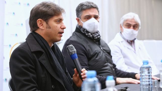 en medio de la tension en el pro, kicillof afianza el puente con los moderados