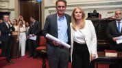 Jura de senadores en la Legislatura bonaerense: Gabriel Katopodis y Verónica Magario Jura de senadores en la Legislatura bonaerense: Gabriel Katopodis y Verónica Magario