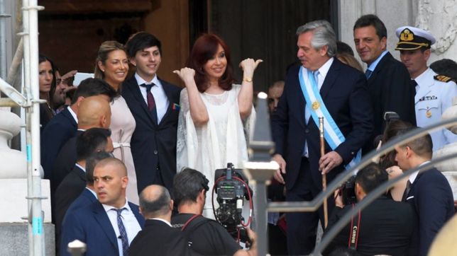 euforia peronista, gestos a michetti y la frialdad de cfk con macri