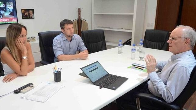 galmarini se reunio con gollan y raverta para analizar las obras de saneamiento