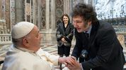 Javier Milei y el papa Francisco.&nbsp;