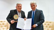 Gustavo Benedetti realizó una visita institucional a la provincia de San Luis, donde fue invitado por el gobernador Poggi.