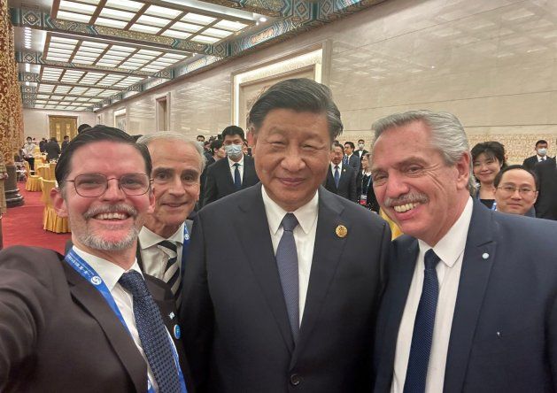 Alberto Fernández y Xi Jinping se sacaron una selfie en China