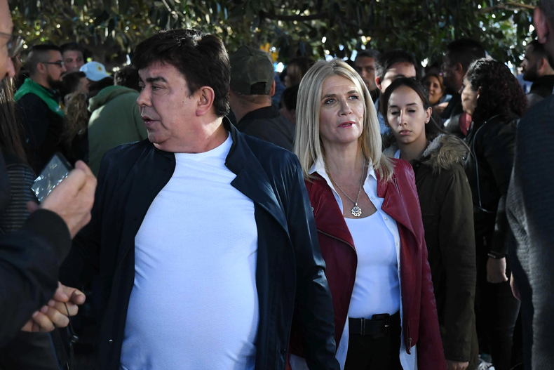 Fernando Espinoza y Veronica Magario.