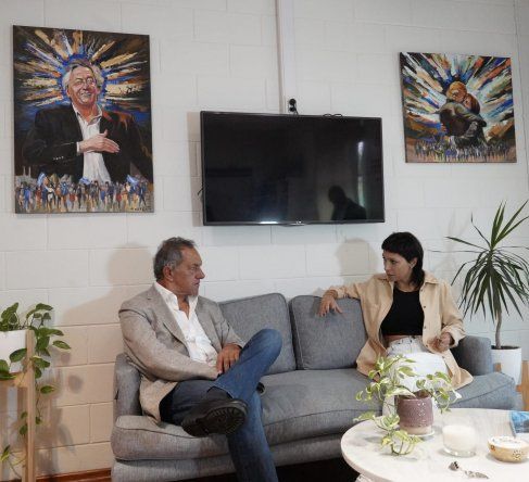 El embajador y la intendenta de Quilmes&nbsp;