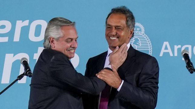 el presidente se reunio con scioli en la casa rosada