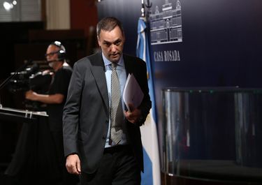 Manuel Adorni, vocero de Javier Milei.