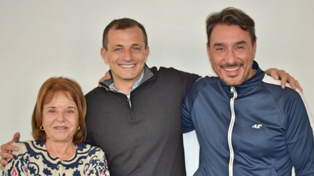 bucca y ?chiche? duhalde, junto al precandidato a intendente de berazategui