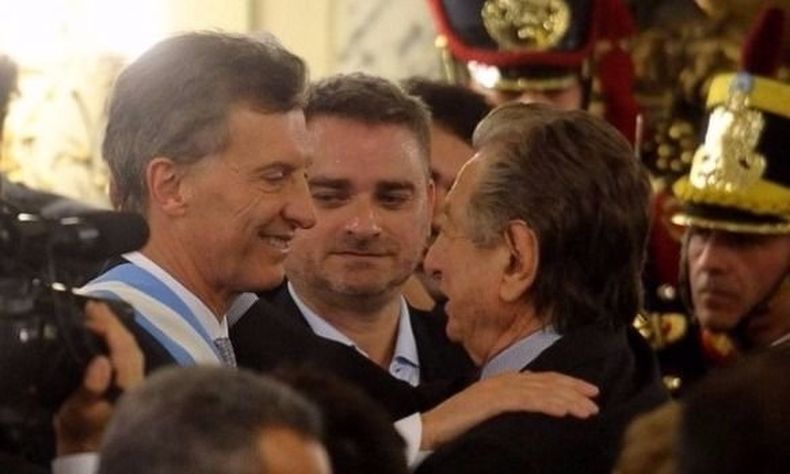 Mauricio y Franco Macri