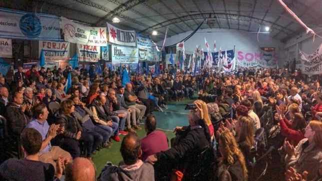 alberto ya tuvo su acto por la unidad: fue en mar del plata
