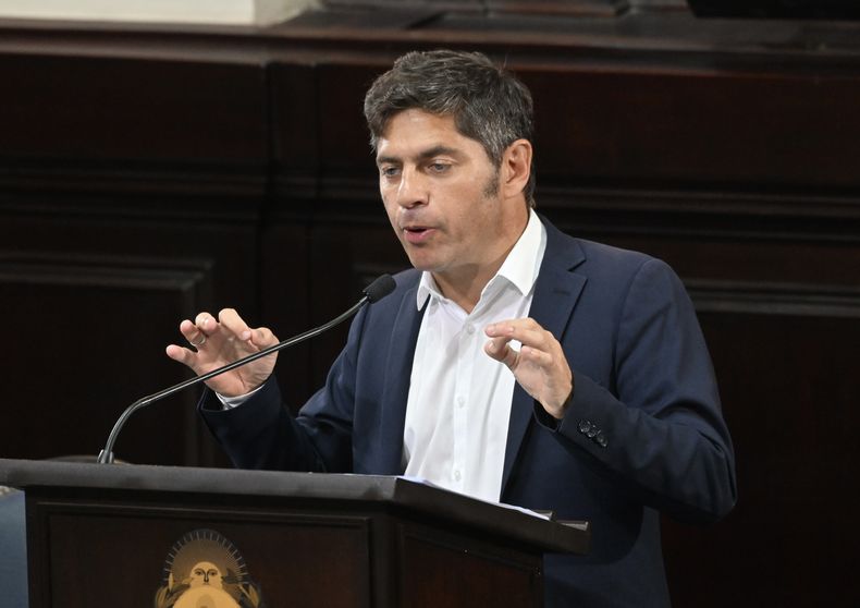 Buenos Aires: los cinco anuncios que hizo Axel Kicillof en la Asamblea Legislativa. Foto AGLP.