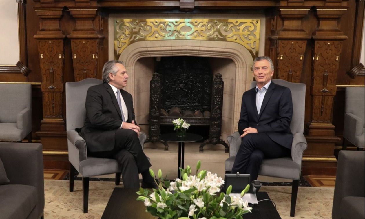 Alberto Fernández y Mauricio Macri