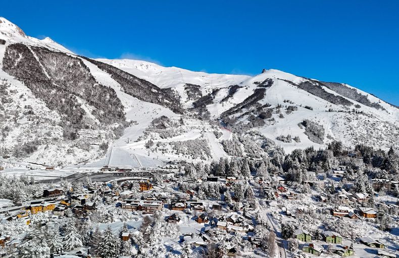 El centro de esquí Cerro Catedral de Bariloche, el más grande Sudamérica.&nbsp;