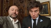 Javier MIlei y Diego Spagnuolo. Javier MIlei y Diego Spagnuolo.