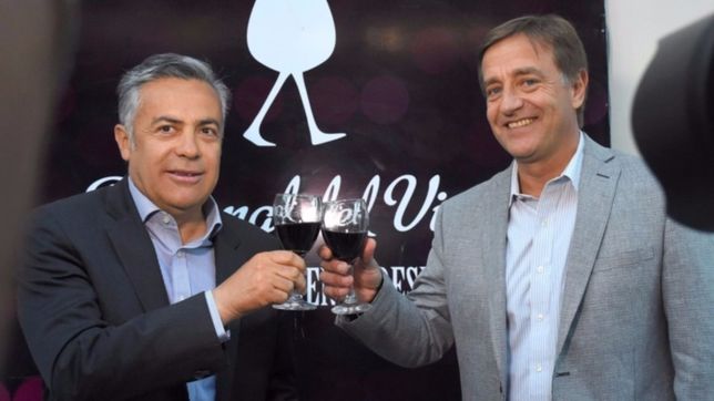 en campana, cornejo habia acusado a los bodegueros de mentir sobre el impuestazo