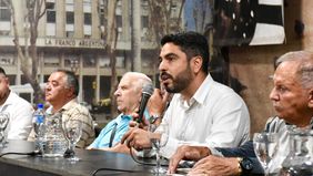 Huguito Moyano en la Regional La Plata de la CGT