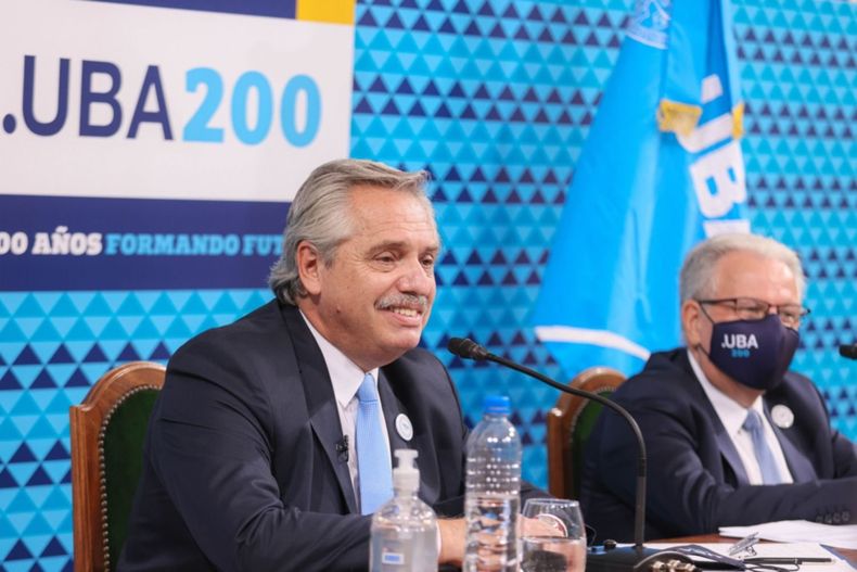 Alberto Fernández y Alberto Barbieri