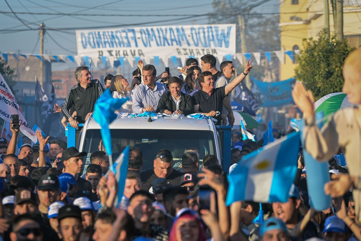 Massa Kicillof caravana en La Matanza