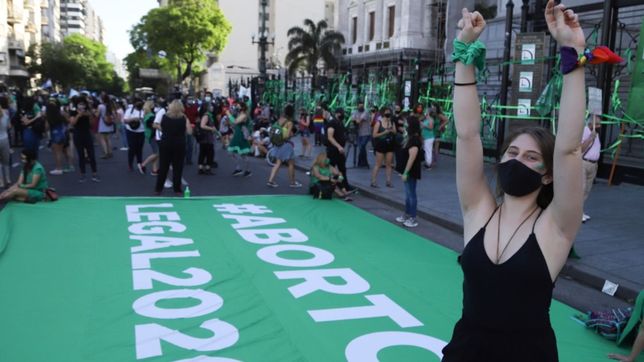 el 54,7% de la poblacion esta a favor de la legalizacion del aborto