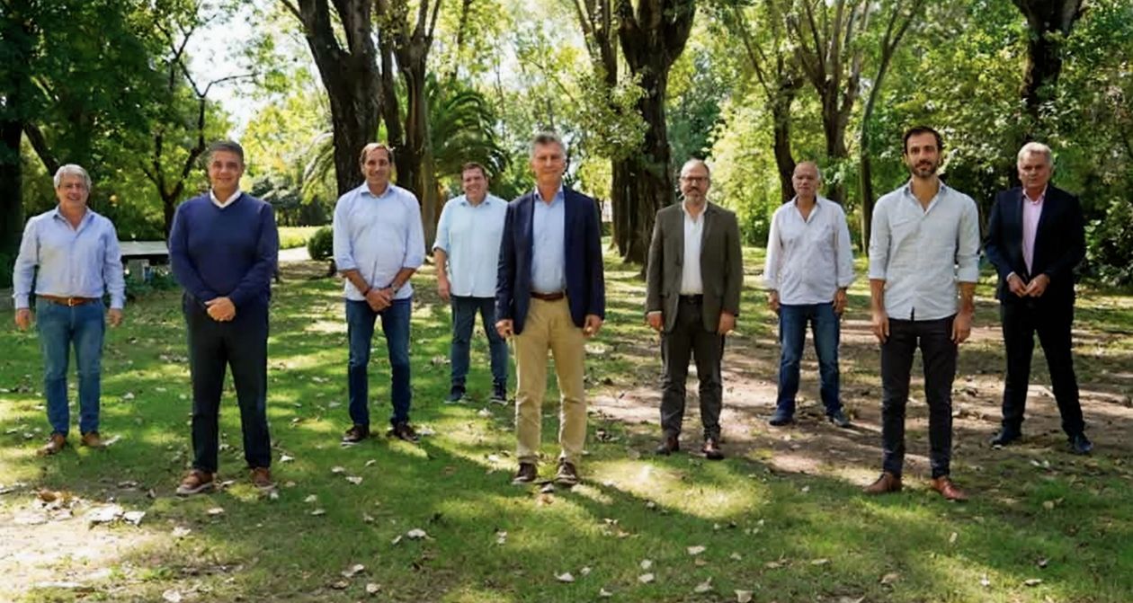 Mauricio Macri y los intendentes del Grupo Dorrego