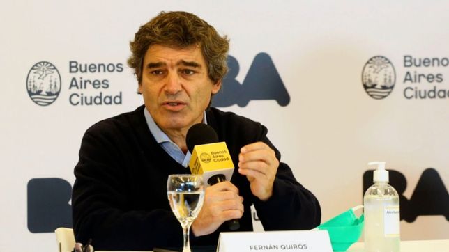 quiros, contra el pase sanitario: ?no es apropiado, tiene minimo impacto?