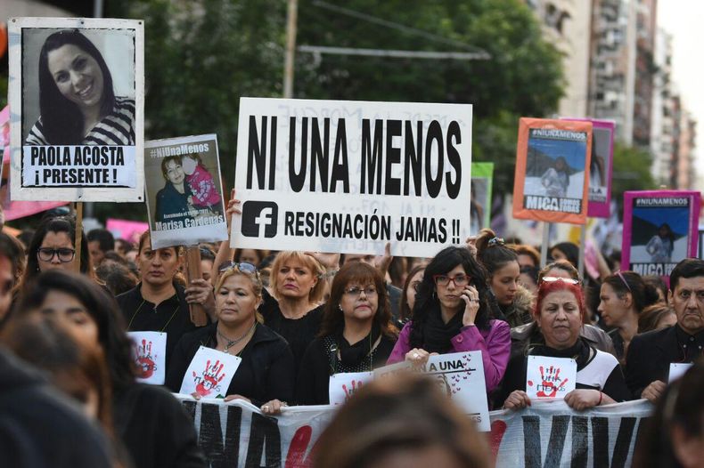 Marcha de Ni Una Menos en Córdoba