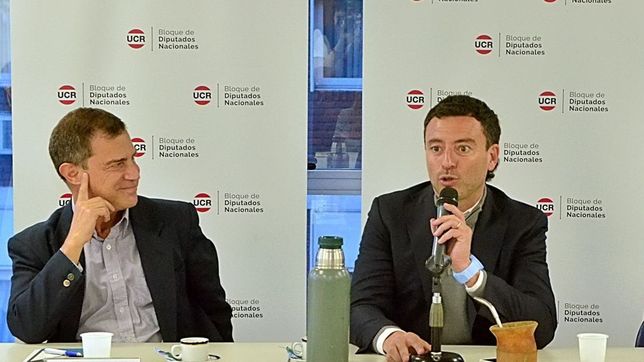 El diputado de Córdoba Rodrigo de Loredo y el politólogo Andrés Malamud compartirán living para plantear un perfil distinto del radicalismo al que propone el senador Martín Lousteau.