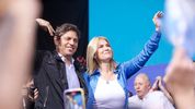 Axel Kicillof y Verónica Magario.