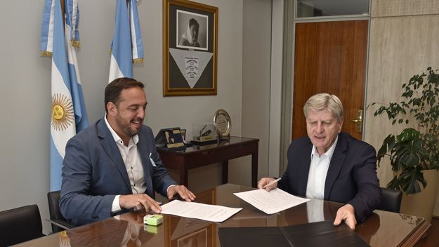 El intendente de Santa Rosa Luciano di Nápoli y el gobernador de La Pampa Sergio Ziliotto: relación tirante.