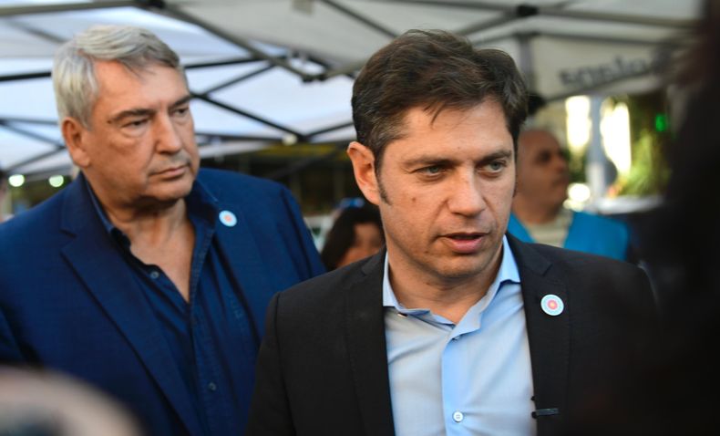Axel Kicillof y el ministro de Transporte bonaerense Jorge D'Onofrio Axel Kicillof y el ministro de Transporte bonaerense Jorge D'Onofrio