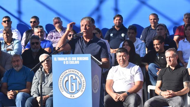Octavio Argüello, Secretario General de la CGT.