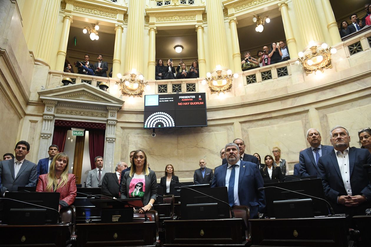 El bloque Unión por la Patria del Senado.&nbsp;