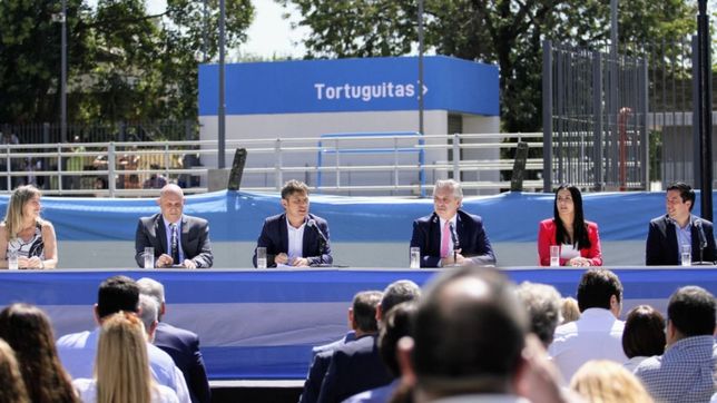 primera foto en plena guerra: todos menos la campora
