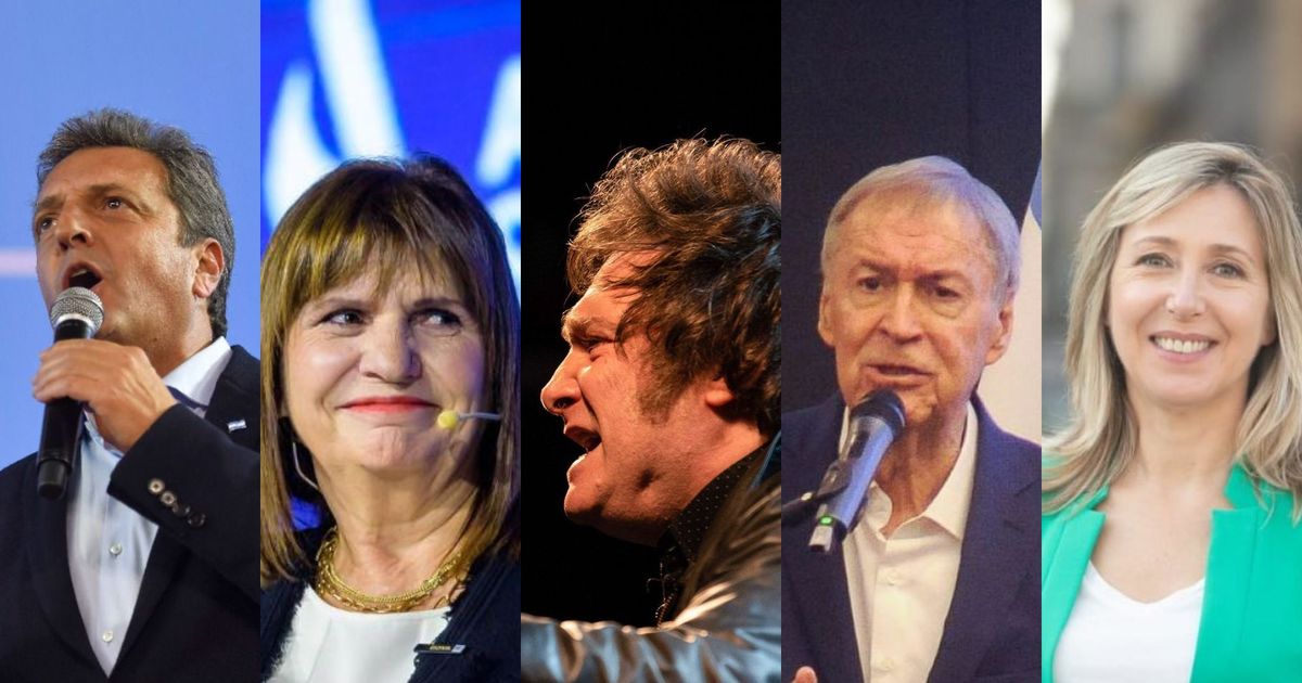 Cinco A La Final: Milei, Bullrich, Massa, Schiaretti Y Bregman ...