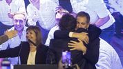 Javier Milei y diego Santilli