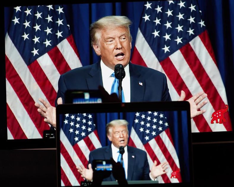 Donald Trump se multiplica.