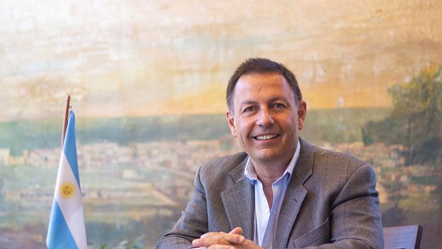 Abel Sabarots, radical, intendente de General Acha, la ciudad más importante del sur de La Pampa: se acerca al peronismo pampeano en su mirada de las políticas de Milei.