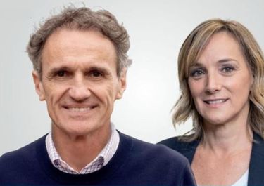 Gabriel Katopodis y Malena Galmarini.