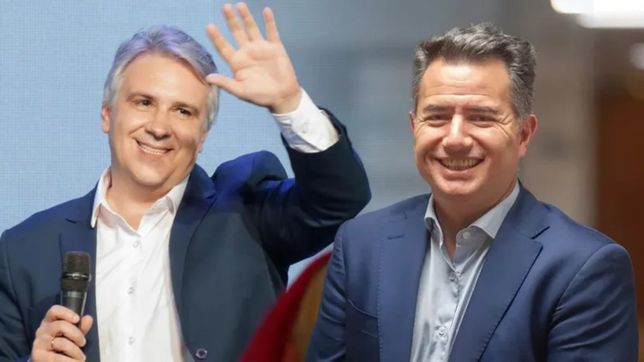 Martín Llaryora y Gabriel Bornoroni