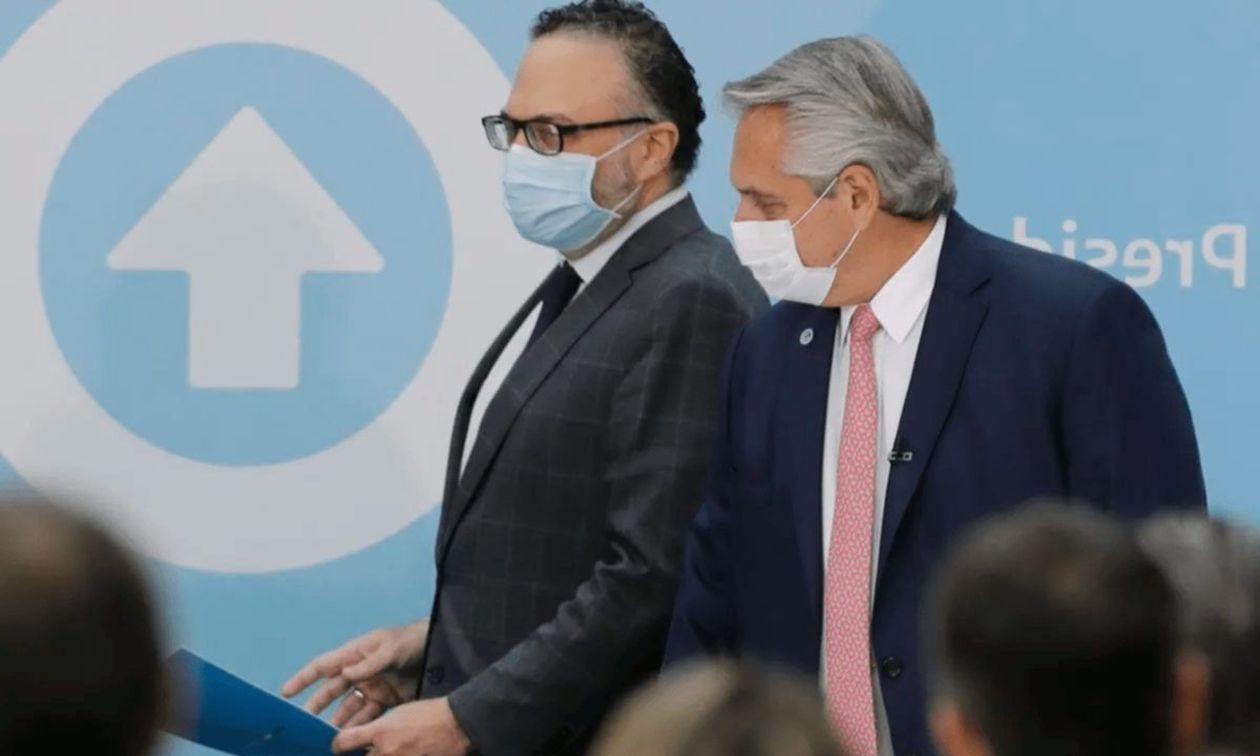Alberto Fernández y Matías Kulfas Alberto Fernandez Matias Kulfas
