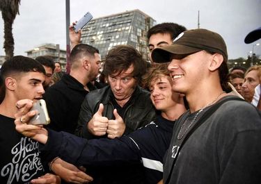 Javier Milei y el apoyo de los jóvenes