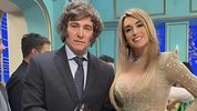 Javier Milei y Fátima Florez en el programa La noche de Mirtha Legrand el 3 de diciembre de 2022.
