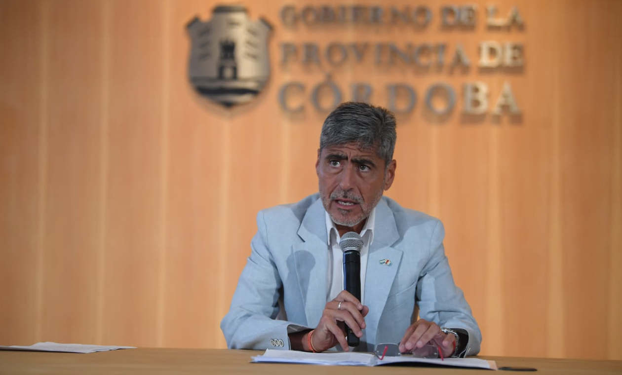 Juan Pablo Quinteros, ministro de Seguridad de Córdoba e impulsor del proyecto que tratará la Legislatura.