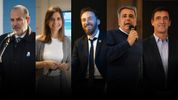 Formación del peronismo: Federico Susbielles (Bahía Blanca), Fernanda Raverta (Mar del Plata), Federico Otermín (Lomas de Zamora), Leandro Matilla (Zárate) y Rogelio Iparraguirre (Tandil). Formación del peronismo: Federico Susbielles (Bahía Blanca), Fernanda Raverta (Mar del Plata), Federico Otermín (Lomas de Zamora), Leandro Matilla (Zárate) y Rogelio Iparraguirre (Tandil).