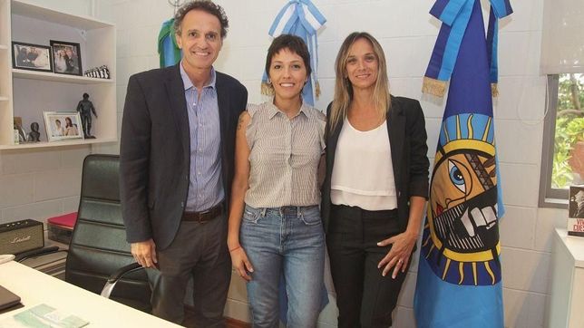 mayra mendoza recorrio obras de infraestructura con katopodis y galmarini