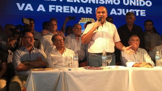 manzur convoco a la unidad e invito a alperovich a participar de una interna