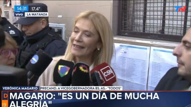 magario: ?estamos confiados, todos juntos, en que hoy se elige un camino?