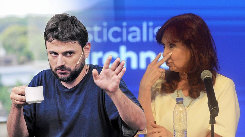 Juan Grabois y Cristina Fernández de Kirchner.