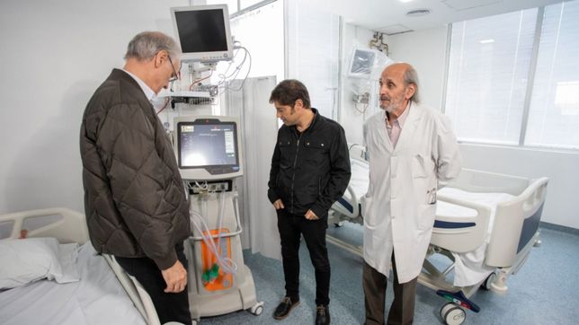 kicillof retoca su agenda mientras espera el resultado del hisopado