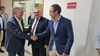 El presidente del PS de Entre Ríos, Juan Rossi, junto a Juan Schiaretti en una actividad.